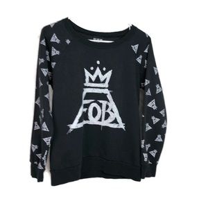 Fall Out Boy scoop neck pullover sweater